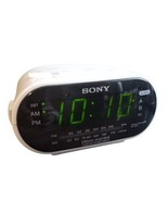 Vtg Sony Dream Machine White ICF-C318 Clock Radio FM AM Dual Alarm Time ... - £14.59 GBP