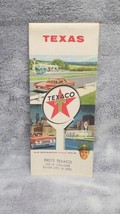 1964 Texaco Texas Highway &amp; Road Map - £7.46 GBP