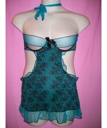 Naughty and Nice Lingerie Famous Maker Open Cup Plus Size Apron Cuffs &amp; ... - $31.95