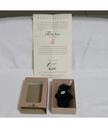 2000 Steiff Mohair Club Mini Jointed Black Teddy Bear Button In Ear Cert... - $96.99 CAD