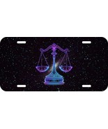 LIBRA ZODIAC HOROSCOPE ASTROLOGY NOVELTY METAL LICENSE PLATE 2B - $238.97 MXN