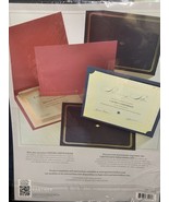 *12* Gartner Award Certificate Holder Blue Gold Foil 9.5x12 - $318.73 MXN