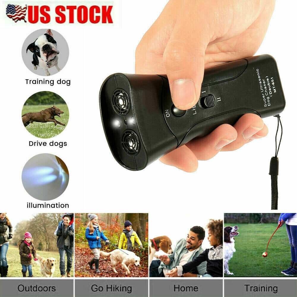 Primary image for Ultrasonic Pet Dog Stop Barking Away Anti Bark Training Chaser Control Device Us