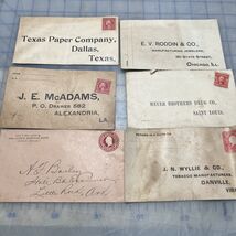 vintage Return Envelopes E.V. Roddin &amp; Co J.E. McAdams Texas Paper Company - €7,76 EUR
