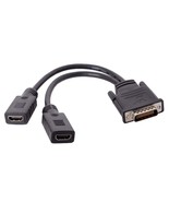DMS 59 Pin to 2 HDMI Cable, CABLEDECONN DMS 59 Pin Male to HDMI Female D... - £20.36 GBP