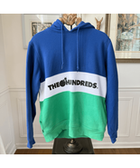 The Hundreds Pullover Colorblock Hoodie Logo Sweatshirt L - $49.60 CAD