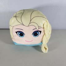 Disney Frozen Elsa Plush Stuffed Cube Square 5&quot; Toy Cubd Collectibles - £7.10 GBP