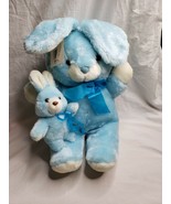 Vintage 1986 Cuddle Wit Plush Bunny Rabbit Mommy with Baby - £27.61 GBP