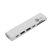 SIIG Thunderbolt 3, Aluminum USB Type C Hub with 4K @30Hz HDMI, SD/Micro SD Card - £42.58 GBP+