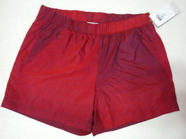 Womens New NWT Columbia Red M Hike Shorts Tidal Spray PFG Nice Casual Zip UPF  - £77.12 GBP