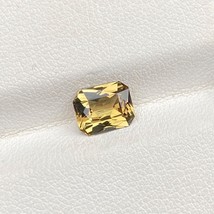 Natural Unheated Yellow Zircon 1.51 Cts VVS Radiant Cut Loose Gemstone Sri Lanka - £220.62 GBP