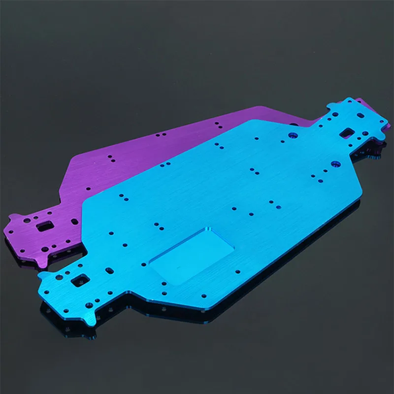 HSP RC Car Upgrade Parts Accessories 04001 03601 Metal Chassis 1/10 Scale Models - £15.43 GBP
