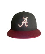 Alabama Crimson Tide Hat Mens Cap New Ear 59 Fifty Sz 7  Fitted  EUC - $14.99
