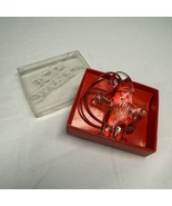 KOSTA BODA SWEDEN SANTA CLAUSE CRYSTAL ORNAMENT 1970&#39;S - $475.17 MXN