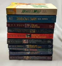 M K Wren 10 Unique Mystery SciFi A Conan Flagg Complete Set of 8 Paperback Books - £39.08 GBP