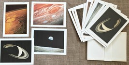 Vintage Planetary Society Note Card Set Saturn Jupiter Mars The Moon Cel... - $39.60