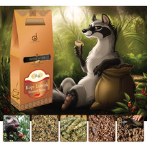 Kopi Luwak (1,000 g.), Real Roasted Arabica Coffee Beans from Thailand - $16,518.49 MXN