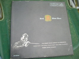 Bach B Minor Mass Robert Shaw Chorale And Orchestra  3LP Set Box 1961 RC... - $19.78