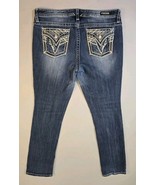Vigoss Heritage Fit Straight Mid Rise Jeans Womens 16 38x31 Blue Stretch... - $433.86 MXN
