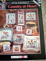 Country At Heart - Cross Stitch Graphs from Dimensions - $3.95