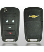 Chevrolet Flip Remote Key 2010-2017 4 Buttons Chevy LOGO - $15.43