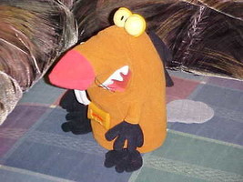10" Chomping Angry Beaver  Daggett Plush Toy From Mattel 1998 - £38.93 GBP