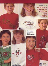 Holiday Fashion Stitch for Kids: Easy-to-do Cross Stitch on 8.5 Waste Ca... - $3.95