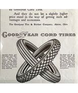 1916 Goodyear Cord Ties Bicycle Tire #1 Advertisement Akron Ohio DWMYC3 - €8,58 EUR