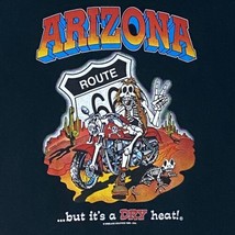 Arizona Route 66 Skeleton Motorcycle T-Shirt Men&#39;s XL USA Thomas Stricker - $23.52
