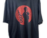 welovefine 007 Bond T Shirt Size XL Red Black Silhouette Tagless Movie - £17.14 GBP