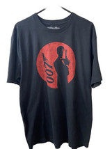 welovefine 007 Bond T Shirt Size XL Red Black Silhouette Tagless Movie - $21.79