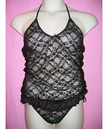 Naughty and Nice Lingerie Famous Maker Plus Size Daring Dots Cami and Panty Set - $25.95