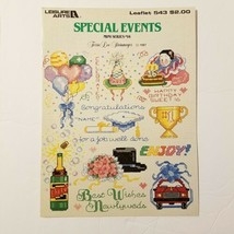 Special Events Mini Series #14 Cross Stitch Leaflet 543  by Leisure Arts - £6.68 GBP