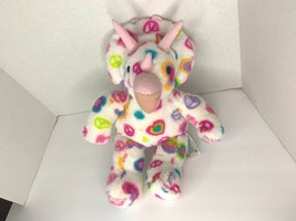 Build a Bear triceratops Peace Signs Plush Stuffed Animal Toy 18 in Tall - $15.84
