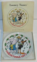 1977 Looney Tunes Warner Bros Dave Grossman Limited Edition Christmas Plate - $183.60 MXN