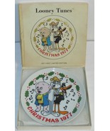 1977 Looney Tunes Warner Bros Dave Grossman Limited Edition Christmas Plate - $13.75 CAD