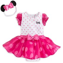 New Minnie Mouse Pink Costume Bodysuit Dress Set for Baby - Sz 12-18 Mos - $24.99