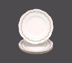 Four Victorian-era Alfred Meakin MEA159 salad plates made in England. Flaws. - £98.47 GBP