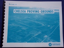 Welcome To Chelsea Proving Grounds Chrysler Corporation Booklet 1950s - $19.99