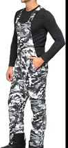 Arctix Mens Essential Insulated Bib Overalls, Camo Black, S (30&quot; Inseam) - $44.54