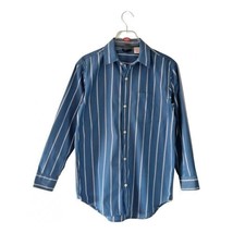 GAP KIDS 100%Cotton Blue &amp;White striped Shirt Button Down for 12-13 years - £13.78 GBP