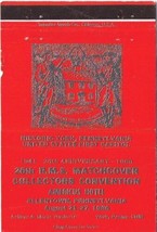 Matchbook Cover RMS Americus Hotel Allentown PA Red Historic York 1966 - £2.28 GBP