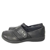 Baretraps Womens Shoes Size 9.5 Black Casual Slip On Darma Style Loafers - £14.80 GBP