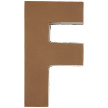 Philadelphia Candies Solid Milk Chocolate Alphabet Letter F, 1.75 Ounce Gift - £7.74 GBP