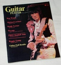 RON WOOD GUITAR PLAYER MAGAZINE VINTAGE 1975 MICHAEL LORIMER RALPH TOWNER - $19.99