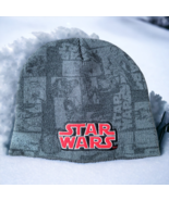 Star Wars Beanie/Stocking Cap Gray with Red Patch Logo - OSFM (Youth) 1133 - £7.74 GBP