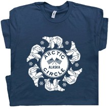 Polar Bear Shirt Vintage Alaska T Shirt Arctic Circle Mount Everest Shirts - £16.02 GBP