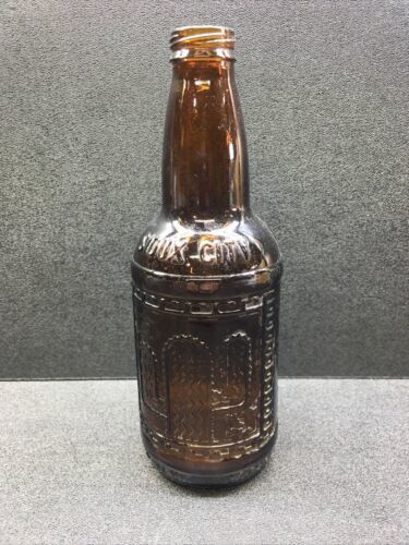 Vintage Sioux City Birch Beer Collector Bottle Amber - $12.86