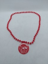 Vintage Coca-Cola 100 Year Centennial Celebration Necklace red beads 1986 - $9.89