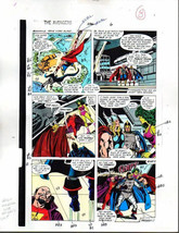 Original 1988 Avengers 296 Thor She-Hulk color guide art page 8: Marvel Comics - £45.11 GBP